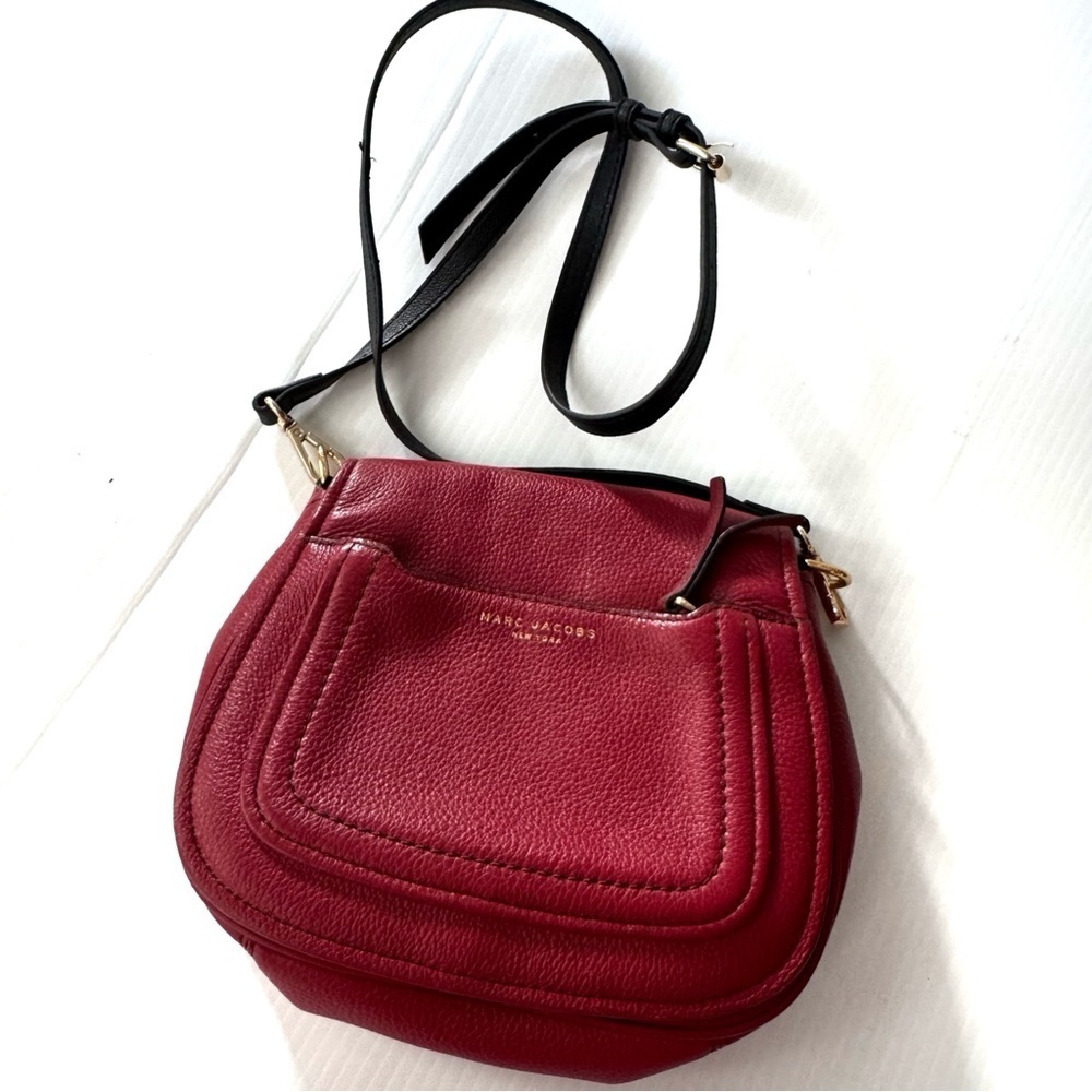 Marc Jacobs Black Bag with Red Details ** see note